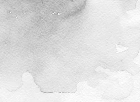 Antique watercolor wash textures. Bleeding watercolor pigments on coldpress textured watercolor paperの写真素材