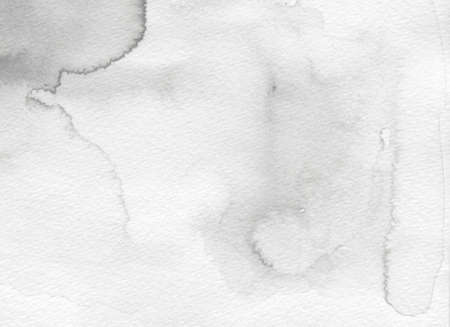 Antique watercolor wash textures. Bleeding watercolor pigments on coldpress textured watercolor paperの写真素材