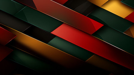 Black History Month or Juneteenth wallpaper, digital background in red, yellow and greenの素材