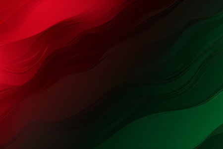 Black History Month or Juneteenth wallpaper, digital background in red, yellow, and green. Invitation, poster, brochure, announcement designの素材