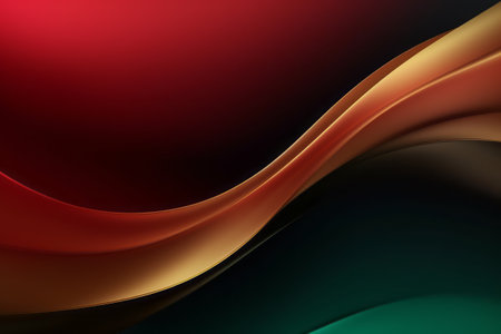 Black History Month or Juneteenth wallpaper, digital background in red, yellow, and green. Invitation, poster, brochure, announcement designの素材