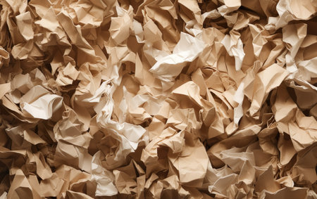 Crumbled paper textured background. AI, Generative AIの素材