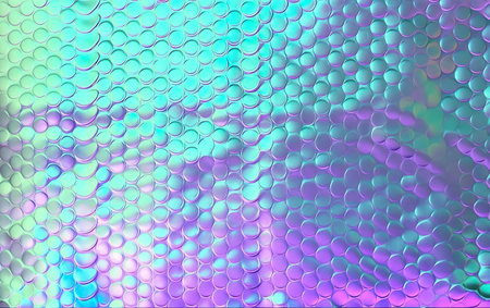 Holographic iridescent textured wallpaper. AI, Generative AIの素材