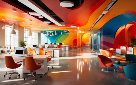 Colorful corporate officeの素材