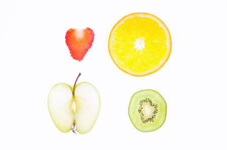 fruits isolated.の写真素材