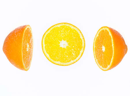 orange isolated.の写真素材