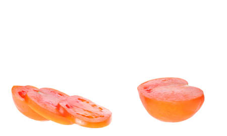 Tomatoes isolated.の写真素材