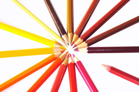 Colored pencils.の写真素材