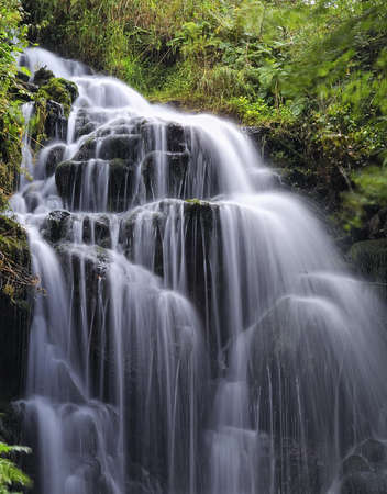 Waterfall in river.