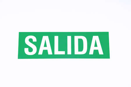 Exit sign.の写真素材