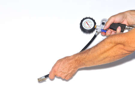 Check tire pressure.の写真素材