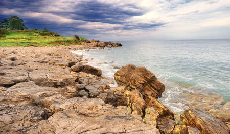 Coast landscape.の写真素材