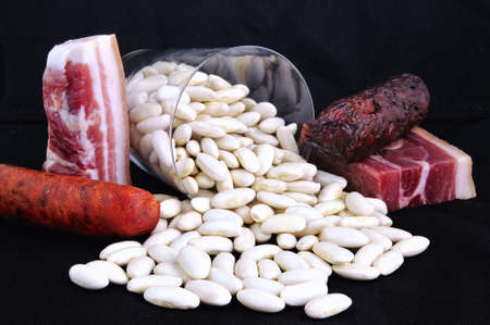 Ingredients  bean stew.の写真素材