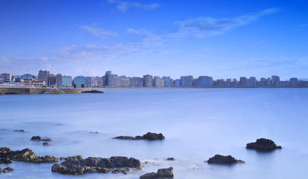 Gijon, Asturias, Spain.の写真素材