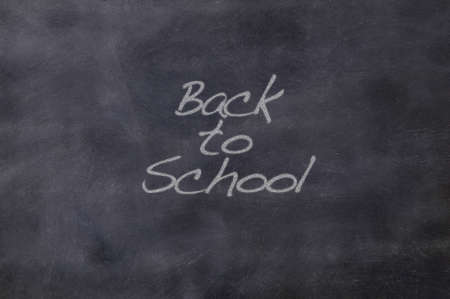 Blackboard school class with the phrase Back to school.の写真素材