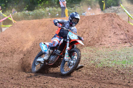 SARIEGO, SPAIN - AUGUST 17: Legendary Sariego motocross test in August 17, 2015 in Sariego, Spain....
