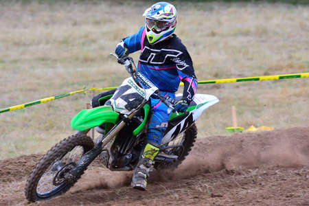 SARIEGO, SPAIN - AUGUST 17: Legendary Sariego motocross test in August 17, 2015 in Sariego, Spain....