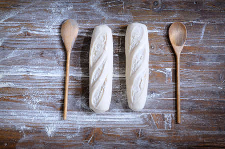 Wooden background. from above