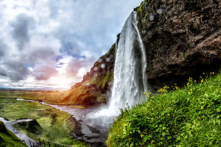 Seljalandsfossの写真素材