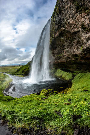 Seljalandsfossの写真素材