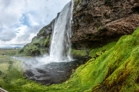 Seljalandsfossの写真素材