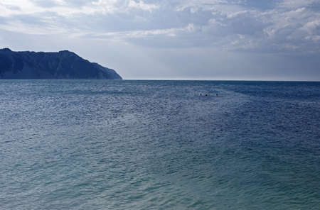 Adriatic sea in front of Promontorio del Conero