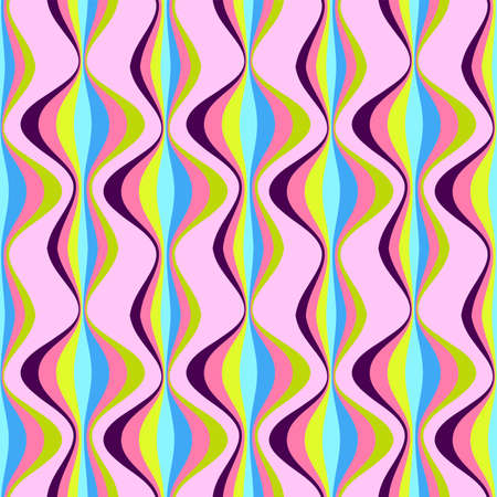 Retro colorful  pop pattern backgroundのイラスト素材