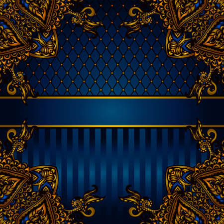 Vector luxury royal banner designのイラスト素材