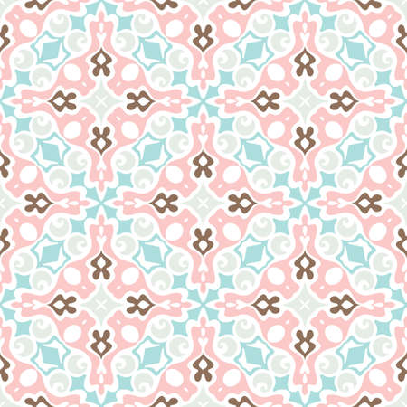 cute tiled seamless abstractのイラスト素材