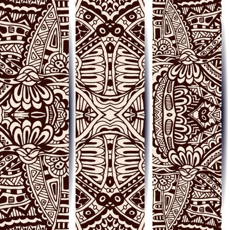 Abstract vintage ethnic bannerのイラスト素材