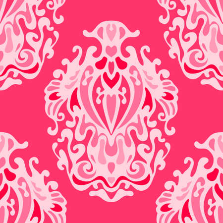 Abstract seamless vintage luxury ornamental vector pattern for fabricのイラスト素材