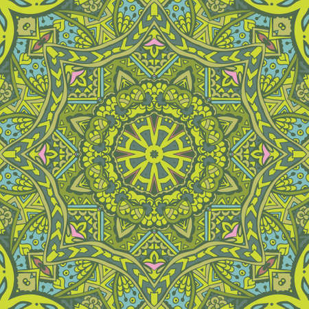 spring background design. Abstract seamless pattern ornamental. Geometrical Ethnic  Tribal  Print Ornament. Hand drawn doodle graphic backgroundのイラスト素材