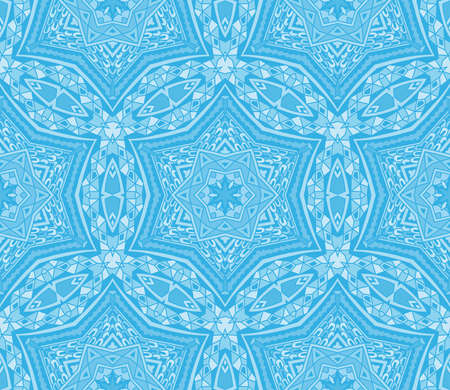 Abstract winter frosty background seamless vector patternのイラスト素材