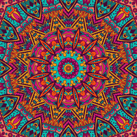 Abstract Tribal vintage ethnic seamless pattern ornamentalのイラスト素材