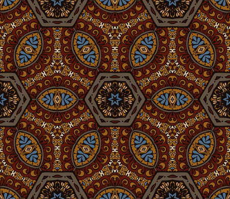 tribal ethnic bohemia fashion abstract floral indian pattern