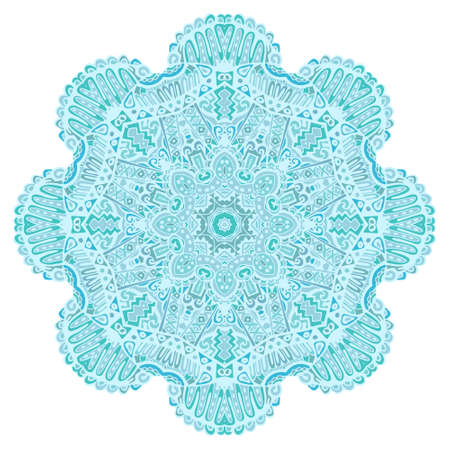 round ornamental mandalaのイラスト素材