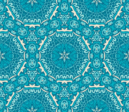 Blue mosaic backgroundのイラスト素材