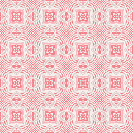 Cute pink Seamless abstract tiled pattern web background