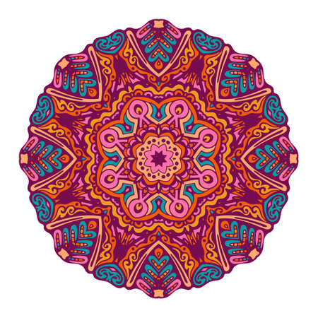 festival mandaa round ornamentのイラスト素材
