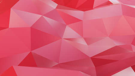 Abstract plexus red geometric shapes texture and background.,3d model and illustration.の写真素材
