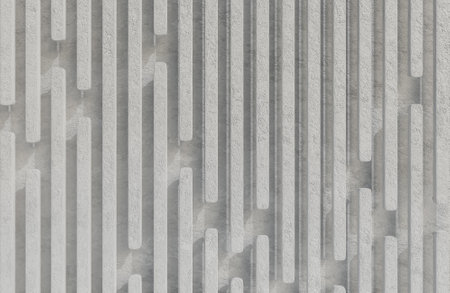 Abstract Grey rock battens background grunge texture style.,3d model and illustration.の写真素材