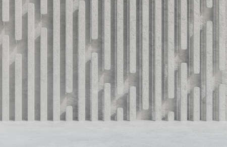 Abstract empty room concrete wall background grunge texture style.,3d model and illustration.の写真素材