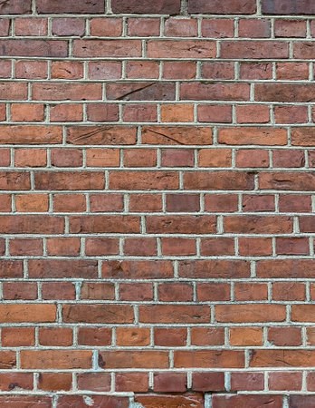 Background of brick wall texture. Red brick wall texture for design.の写真素材