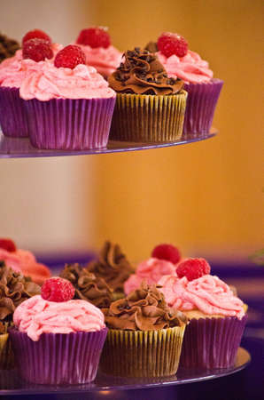 Cupcake towerの写真素材