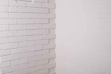 A close up of a brick wallの写真素材
