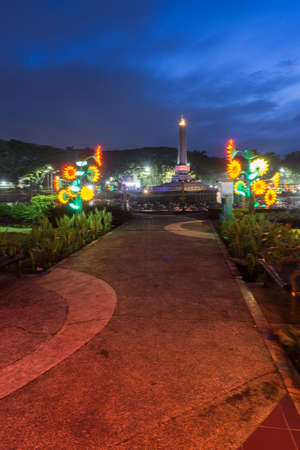 Tugu Malang Indonesiaの写真素材