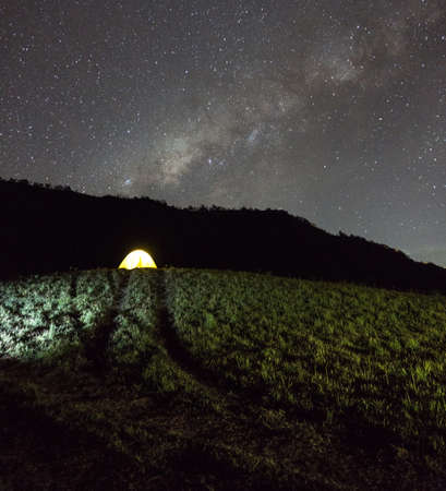Milkyway in Bromoの写真素材