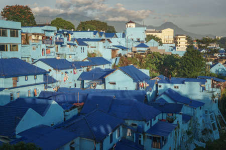 Blue Village Malang Indonesiaの写真素材
