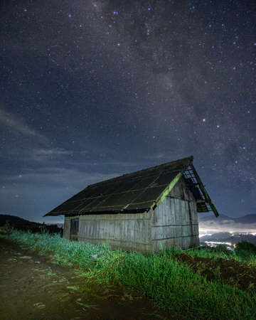 Milkyway in Cangar Batu Malang East Java Indonesiaのeditorial素材