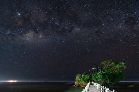 Mlikyway astrophotography in one of the best destination  in malang east java indonesia asiaのeditorial素材
